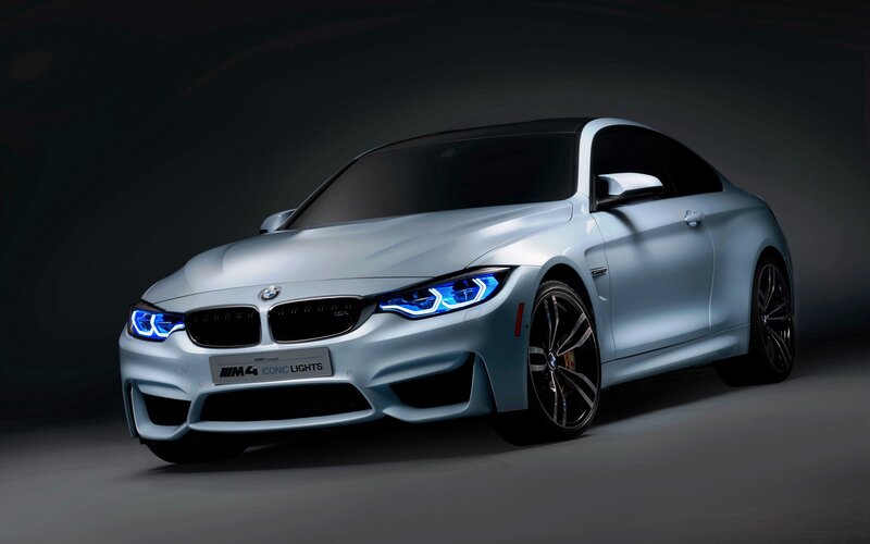 Silver BMW M4 Coupe — Dramatic, Photograph