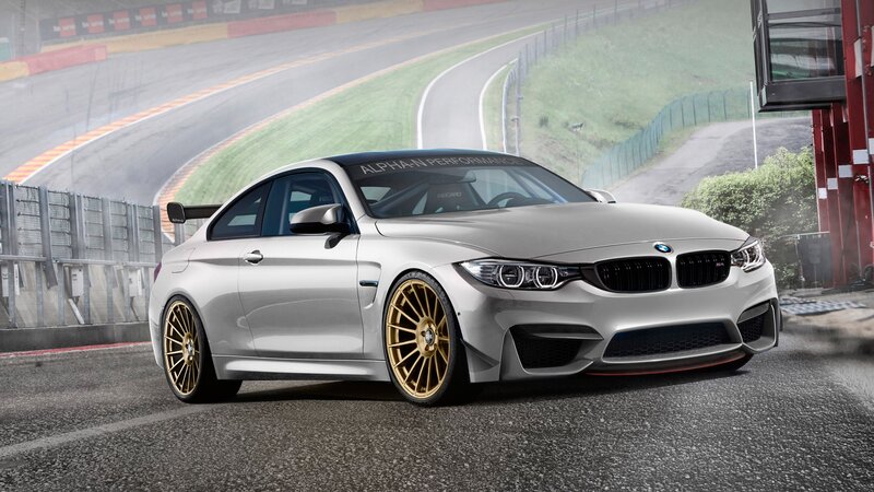 Silver BMW M4 Coupe — Dynamic