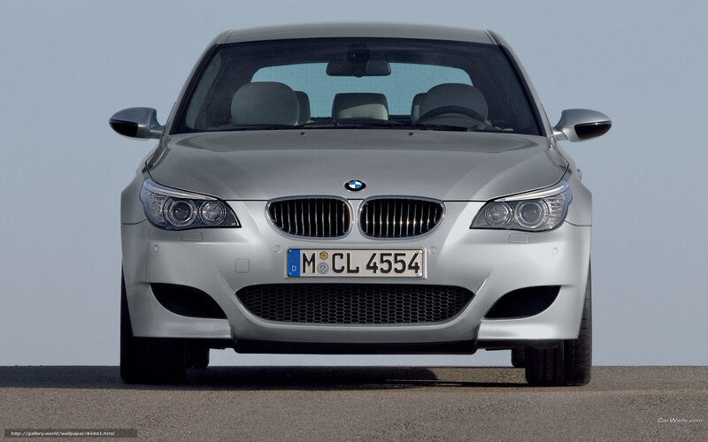 silver bmw m5 front view