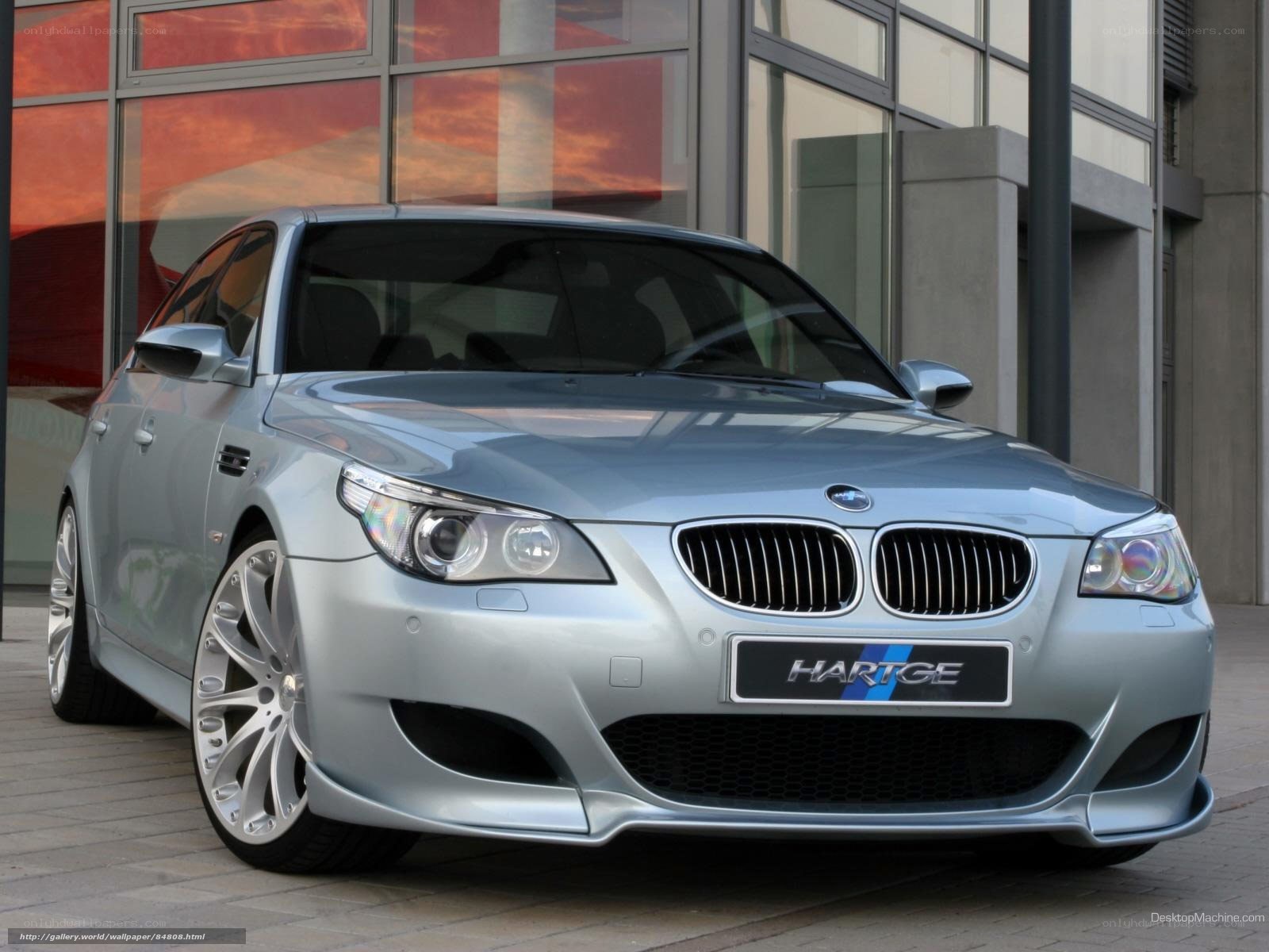 silver bmw m5 hartge