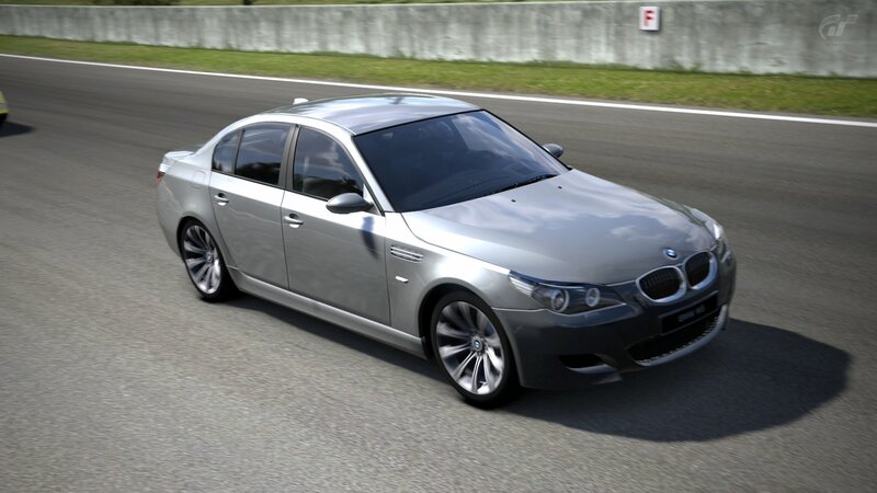 Silver Bmw M5 Sedan — Dynamic, Afternoon, 3d Render