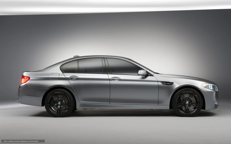 Silver Bmw M5 Sedan — Gray, Neutral, Photograph