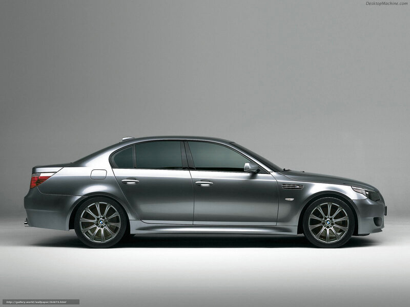 Silver BMW M5 Sedan — Gray