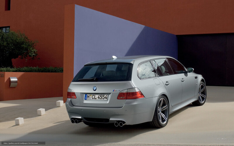Silver BMW M5 Station Wagon — Modern