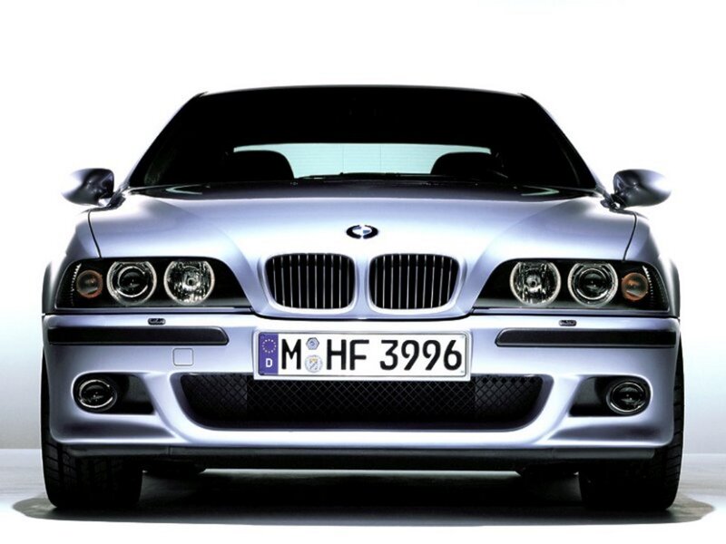 Silver BMW M5