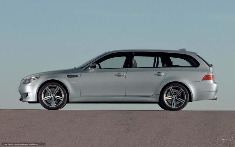 Silver BMW M5 Wagon — Calm