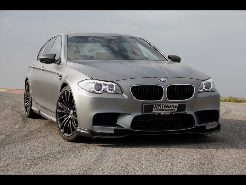 silver bmw m5 with kelleners sport