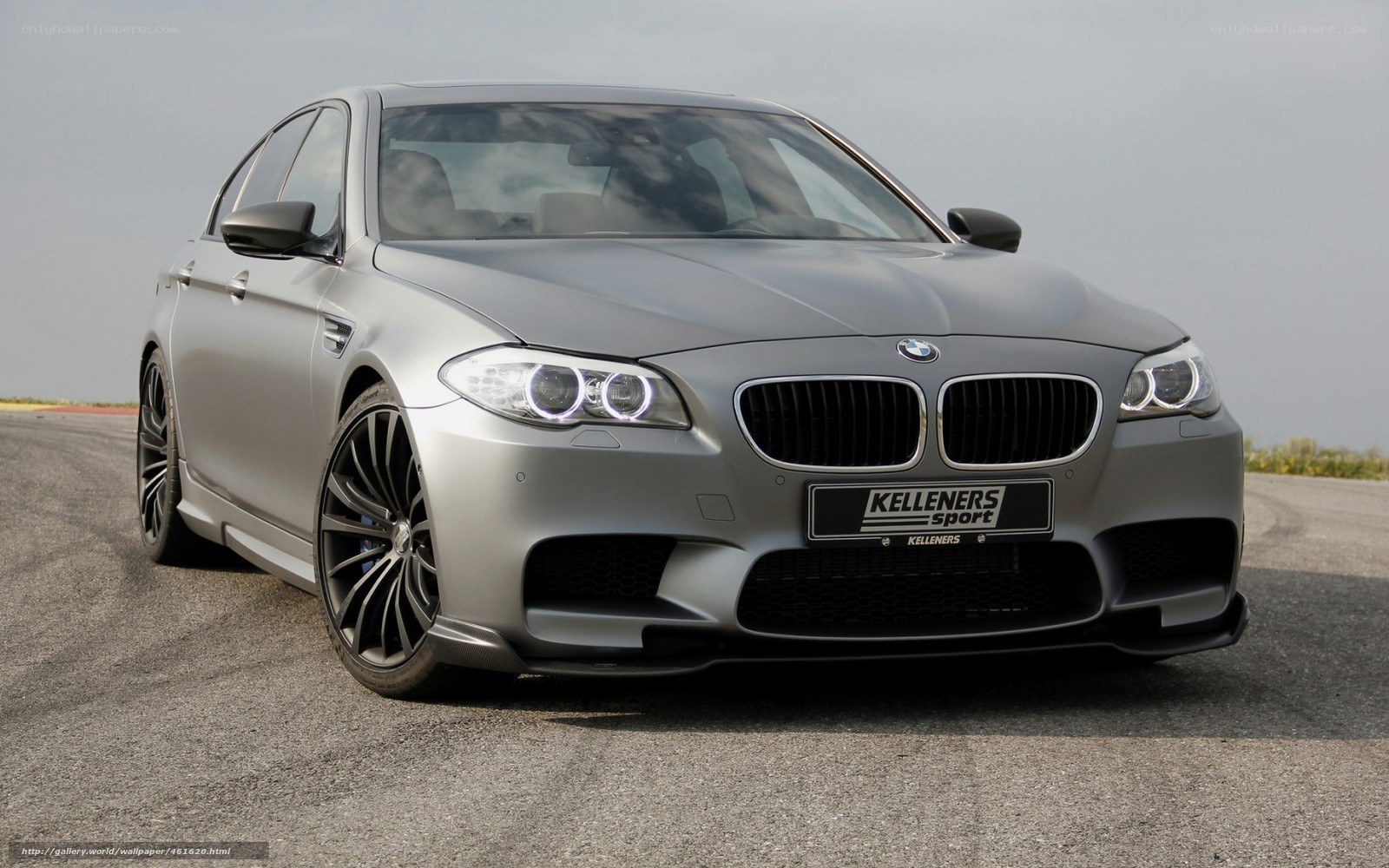 silver bmw m5 with kelleners sport