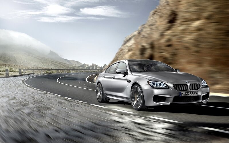 Silver BMW M6 Car — Dynamic, Afternoon, Photograph