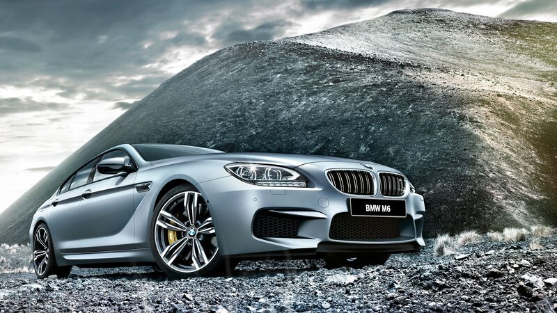 Silver BMW M6 Car — Gray, Dramatic, Photograph