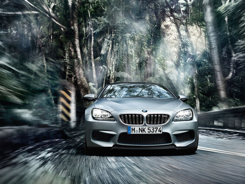 Silver BMW M6 Car — Gray