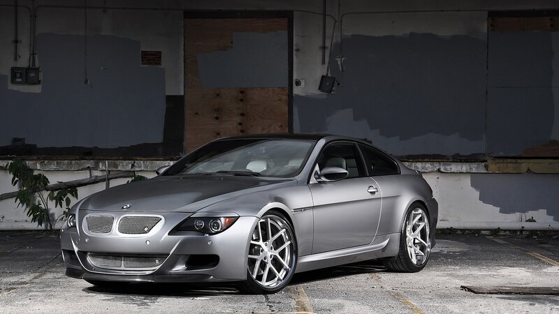 Silver BMW M6 Coupe — Gray, Dramatic, Photograph, Car