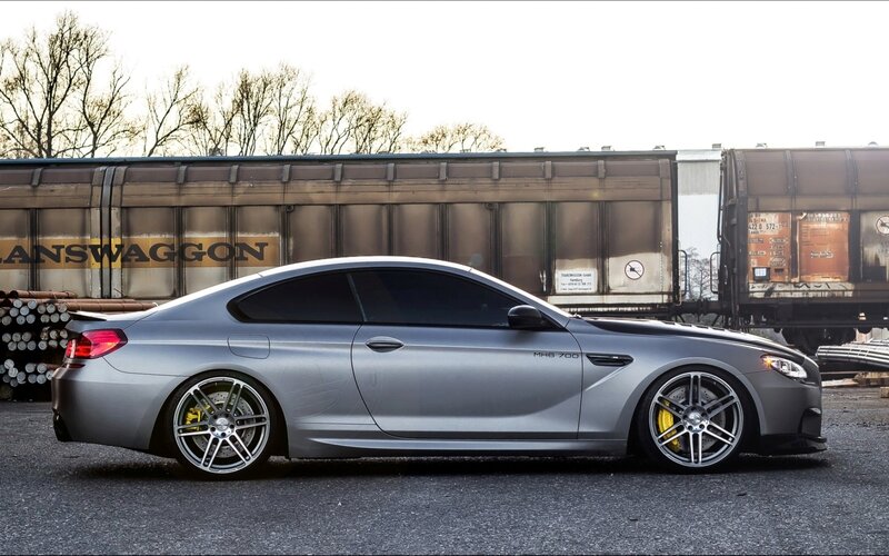 Silver BMW M6 Coupe — Gray, Industrial