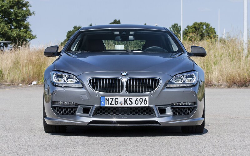 silver bmw m6 front view