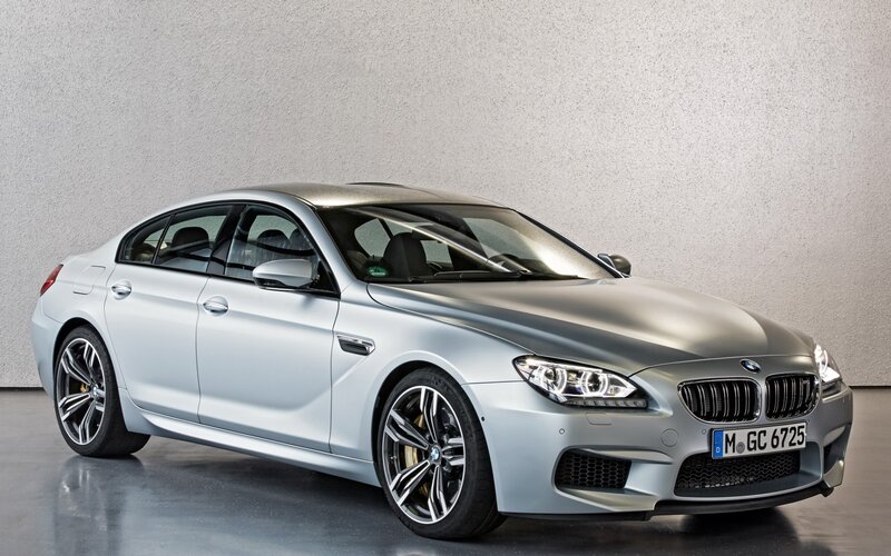 Silver BMW M6 sedan