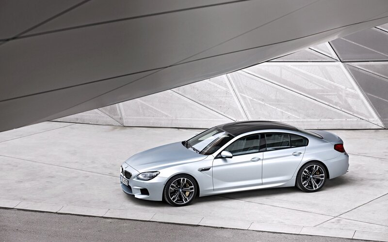 Silver BMW M6 Sedan — Modern
