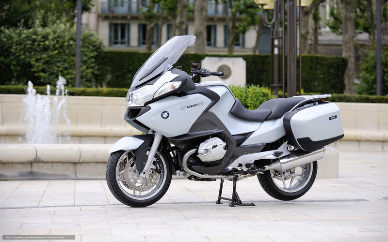 Silver BMW Motorcycle — Calm