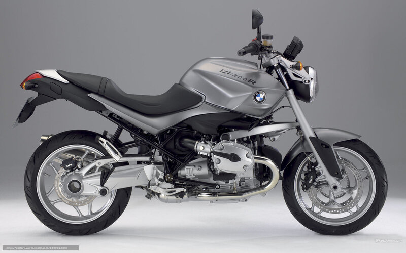 Silver BMW Motorcycle — Gray, Neutral, Photograph, Seat, Engine