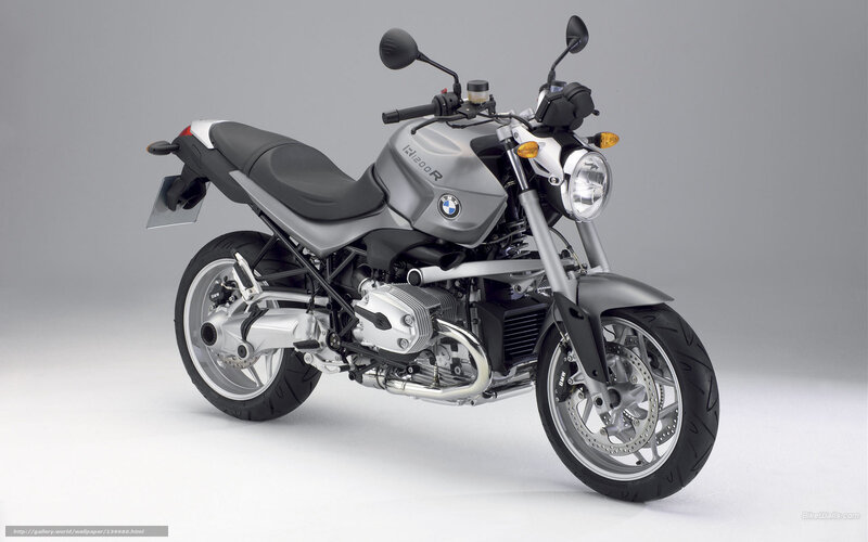 Silver BMW Motorcycle — Gray, Neutral, Photograph