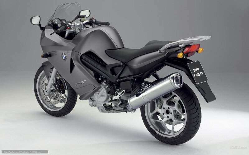 Silver BMW Motorcycle — Gray, Neutral, Photograph, Windshield, Exhaust