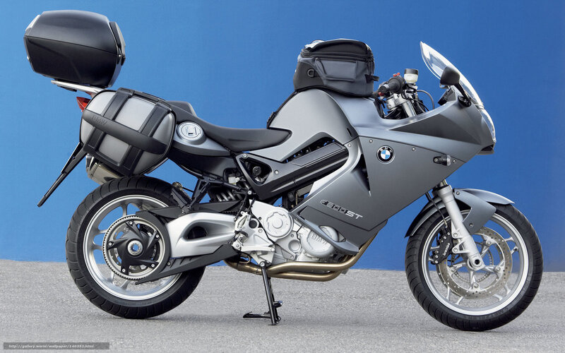 Silver BMW Motorcycle — Gray, Neutral