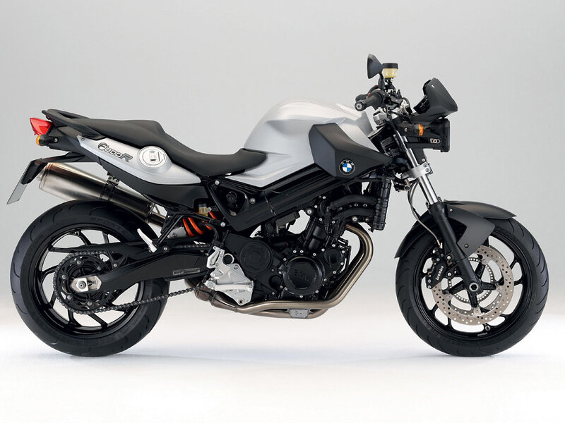 Silver BMW Motorcycle — Neutral, Photograph, Seat, Exhaust, Engine