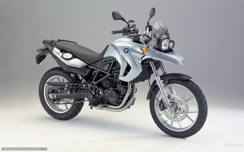 Silver BMW Motorcycle — Neutral, Photograph, Seat