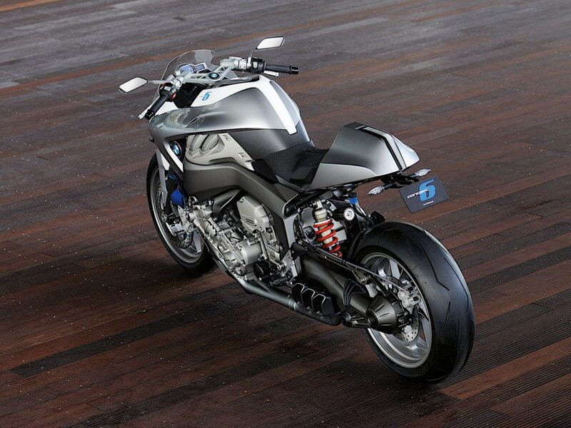 Silver BMW Motorcycle — Neutral