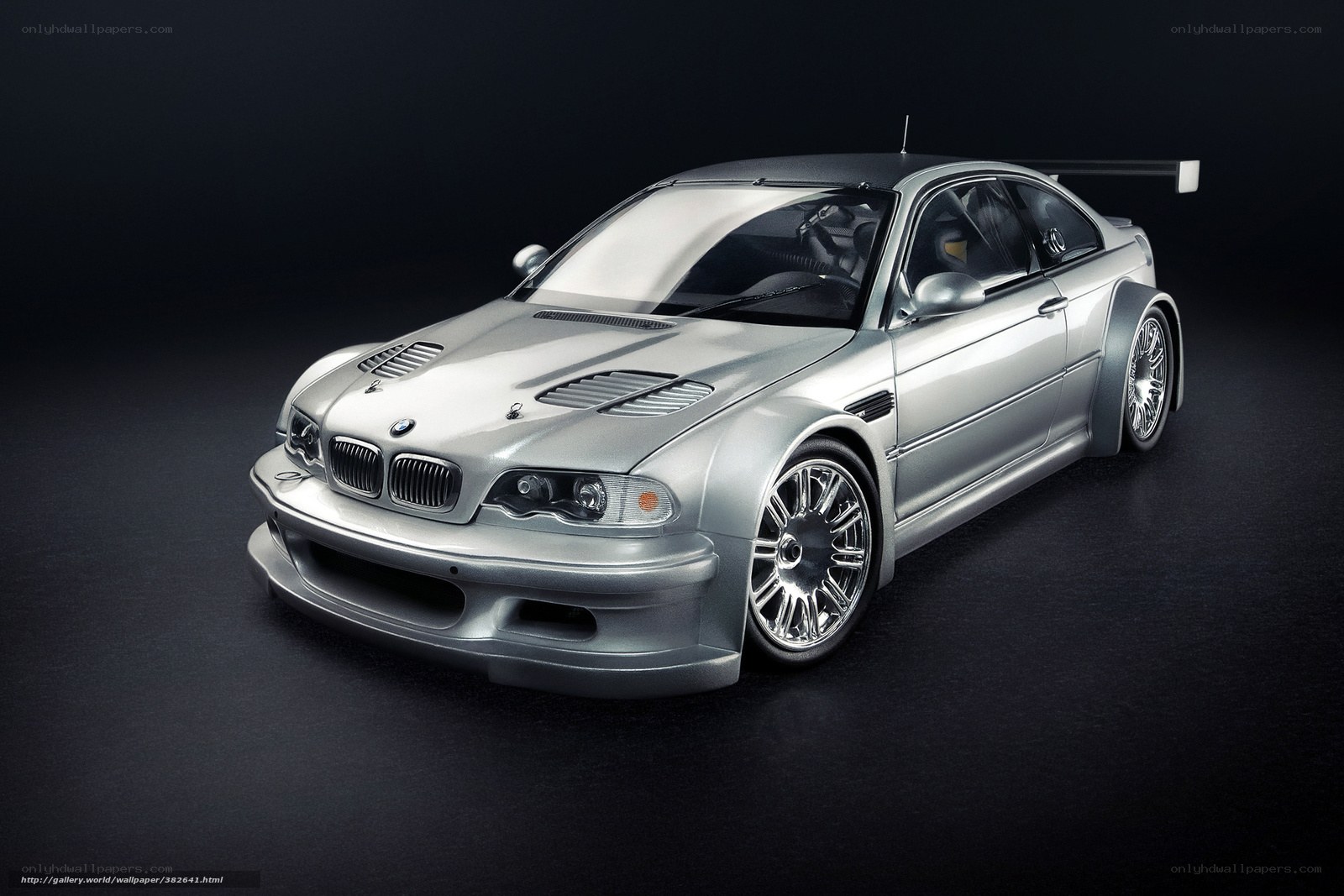 silver bmw race car
