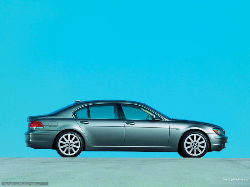 Silver BMW Sedan — Blue, Calm