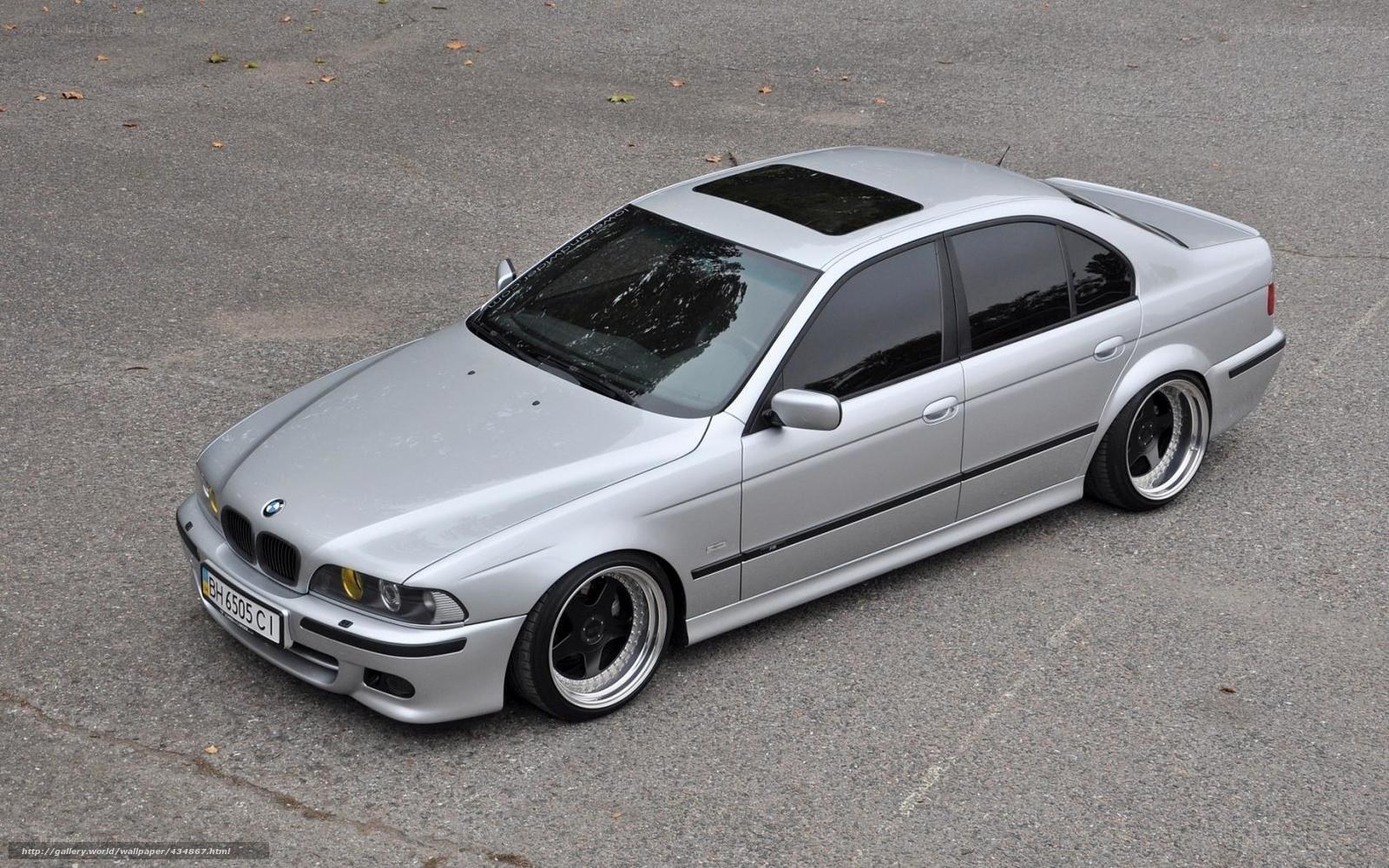 silver bmw sedan car