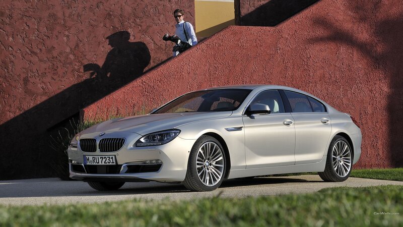 Silver BMW Sedan — Dramatic, Afternoon