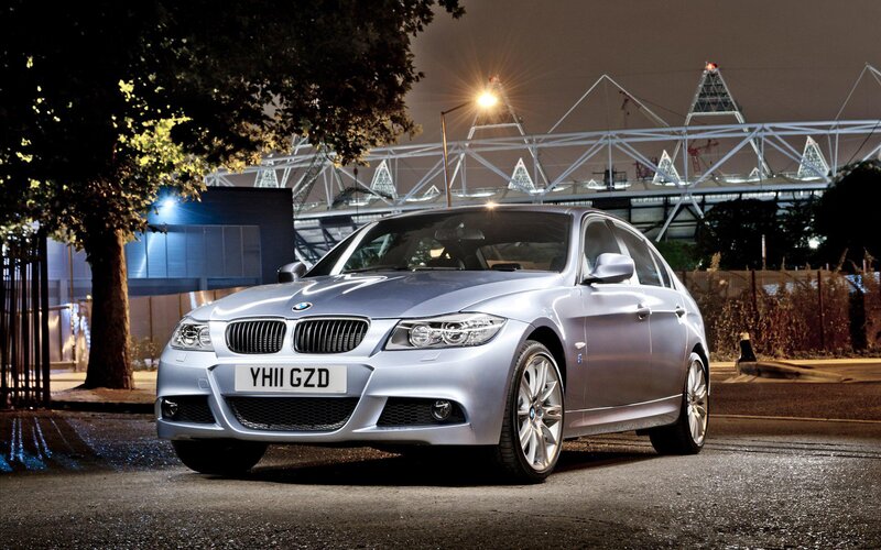 Silver Bmw Sedan — Dramatic