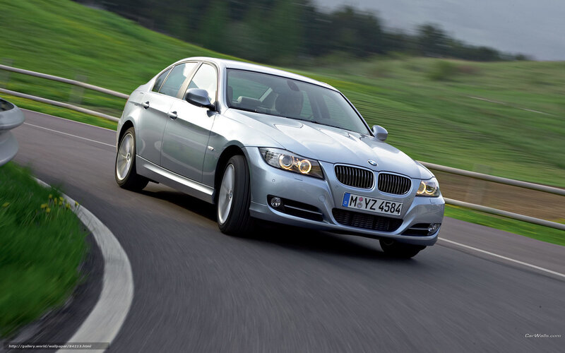 Silver BMW Sedan — Dynamic, Afternoon