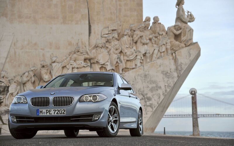 Silver Bmw Sedan — Gray, Serene, Afternoon