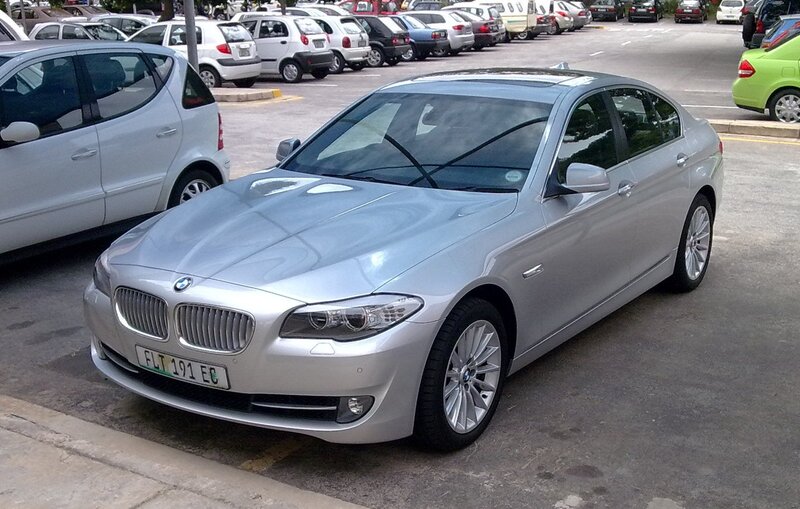 Silver Bmw Sedan — Neutral, Afternoon, Photograph, Parking Lot