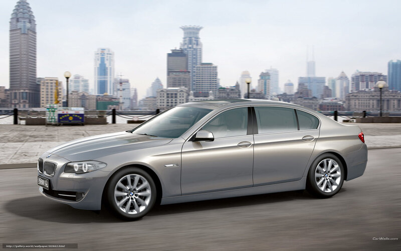 Silver BMW Sedan — Urban