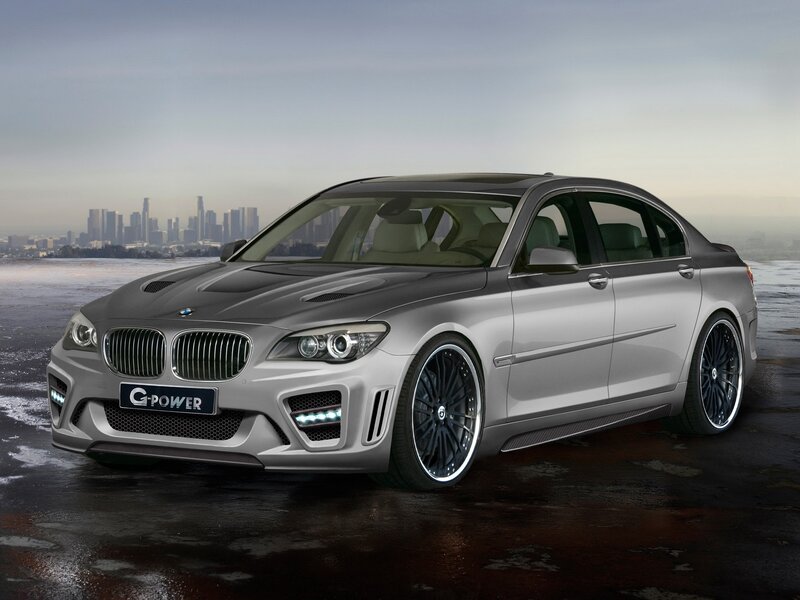 silver bmw sedan with g-power badge