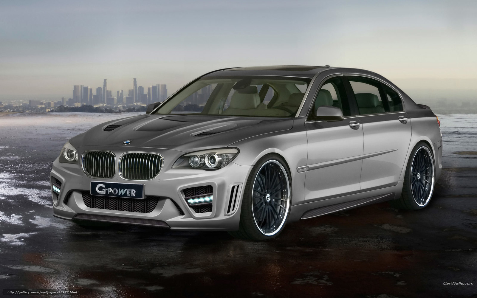 silver bmw sedan with g-power
