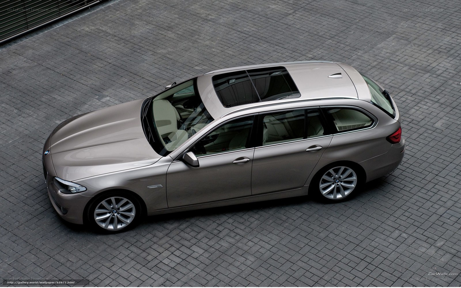 silver bmw station wagon