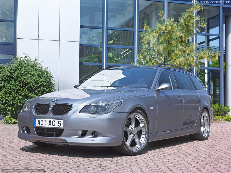 Silver BMW Station Wagon — Gray, Calm