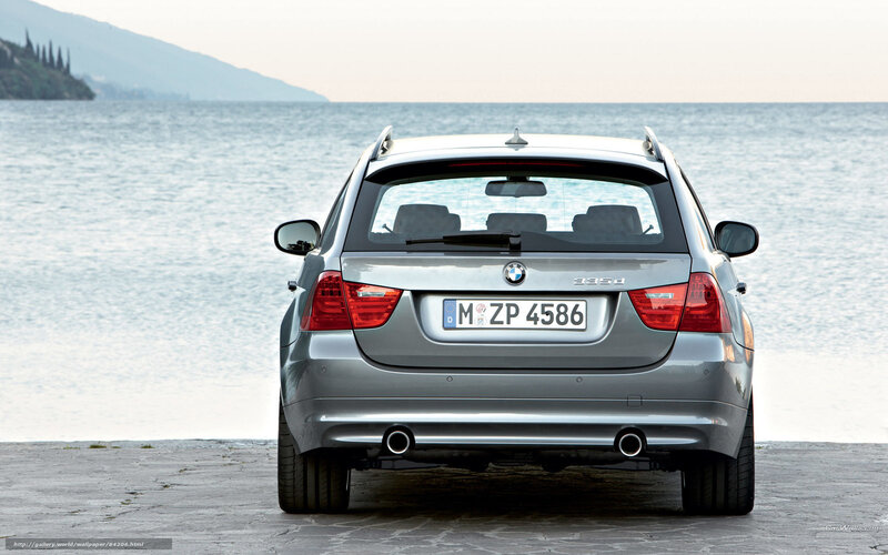 Silver BMW Station Wagon — Gray, Serene
