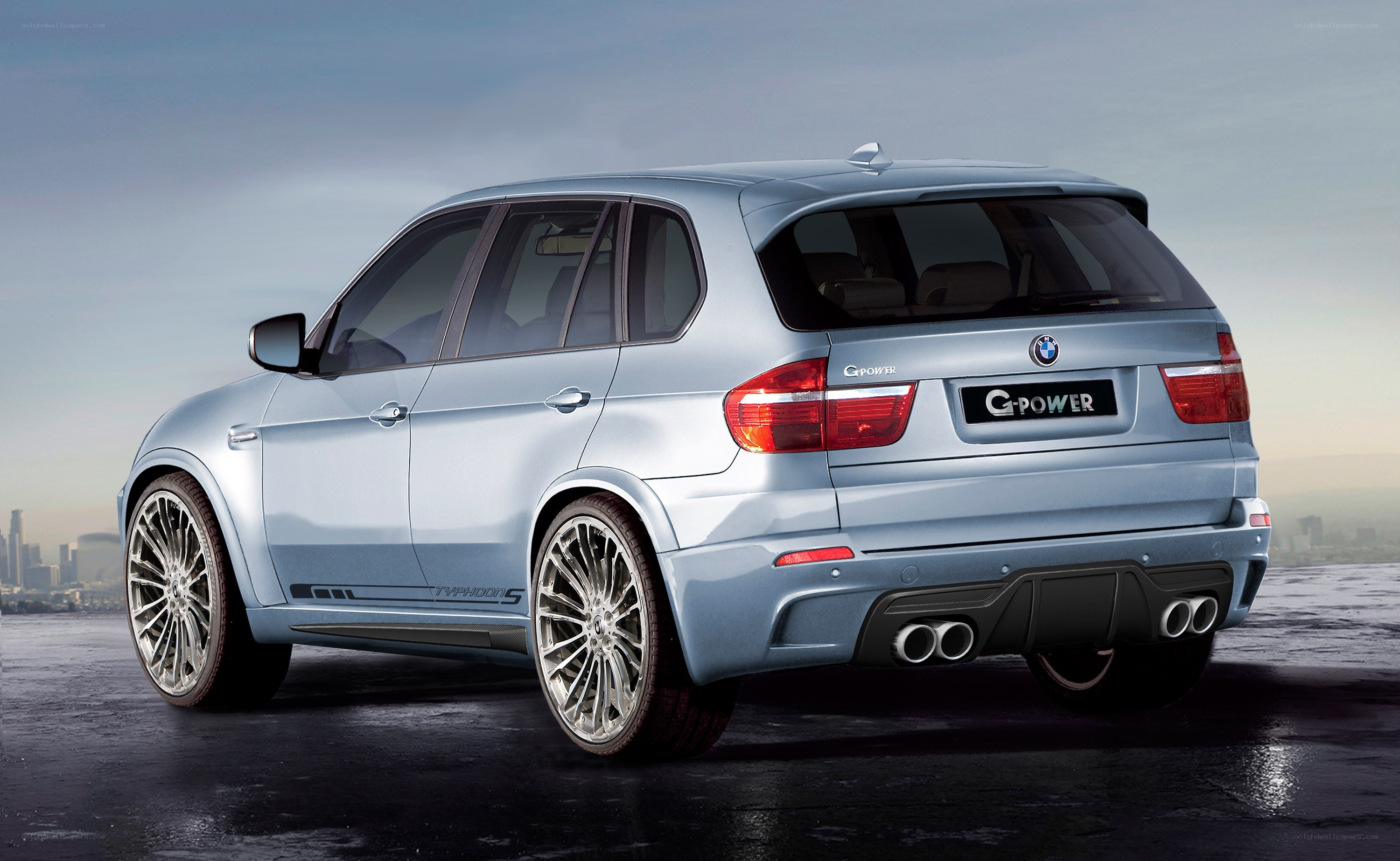 silver bmw suv with g-power