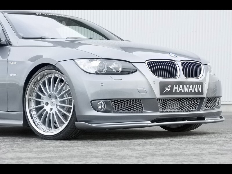 silver bmw with hamann modifications