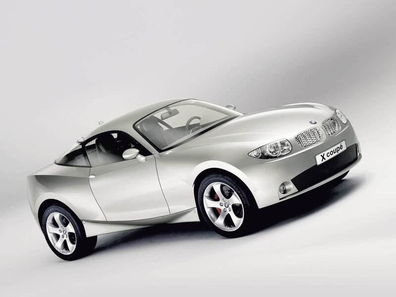 Silver BMW X Coupé concept