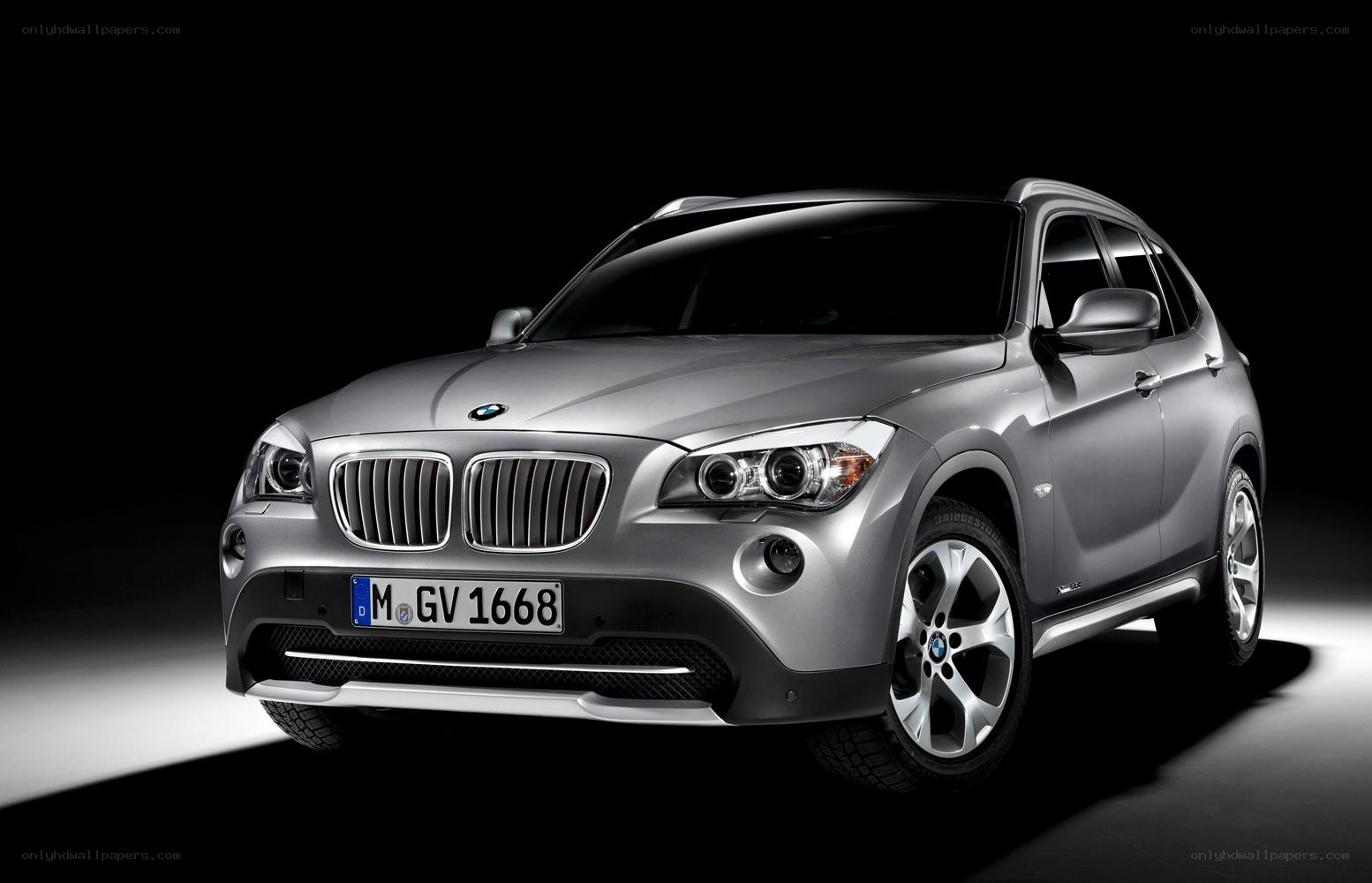 Silver BMW X1 SUV