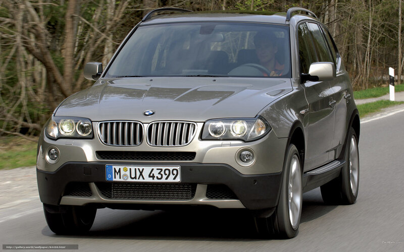 Silver BMW X3 SUV — Gray