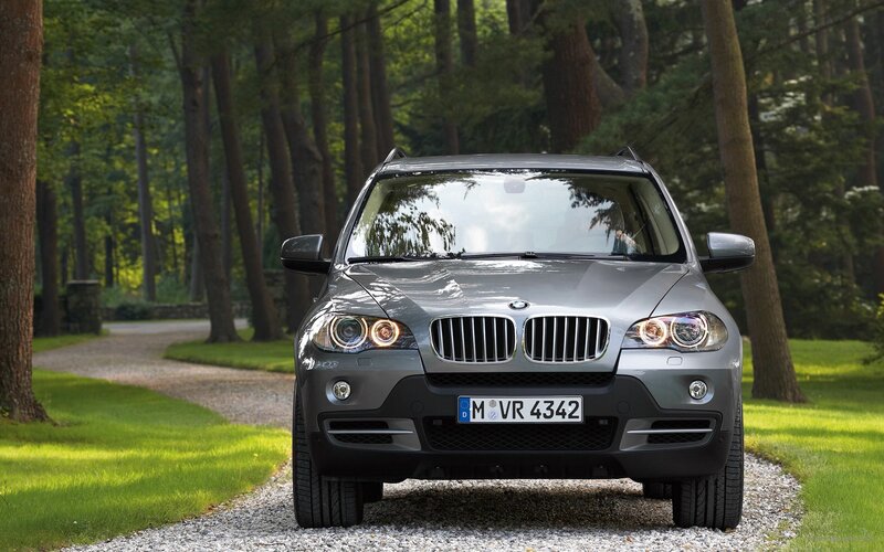 Silver BMW X5 — Gray, Serene
