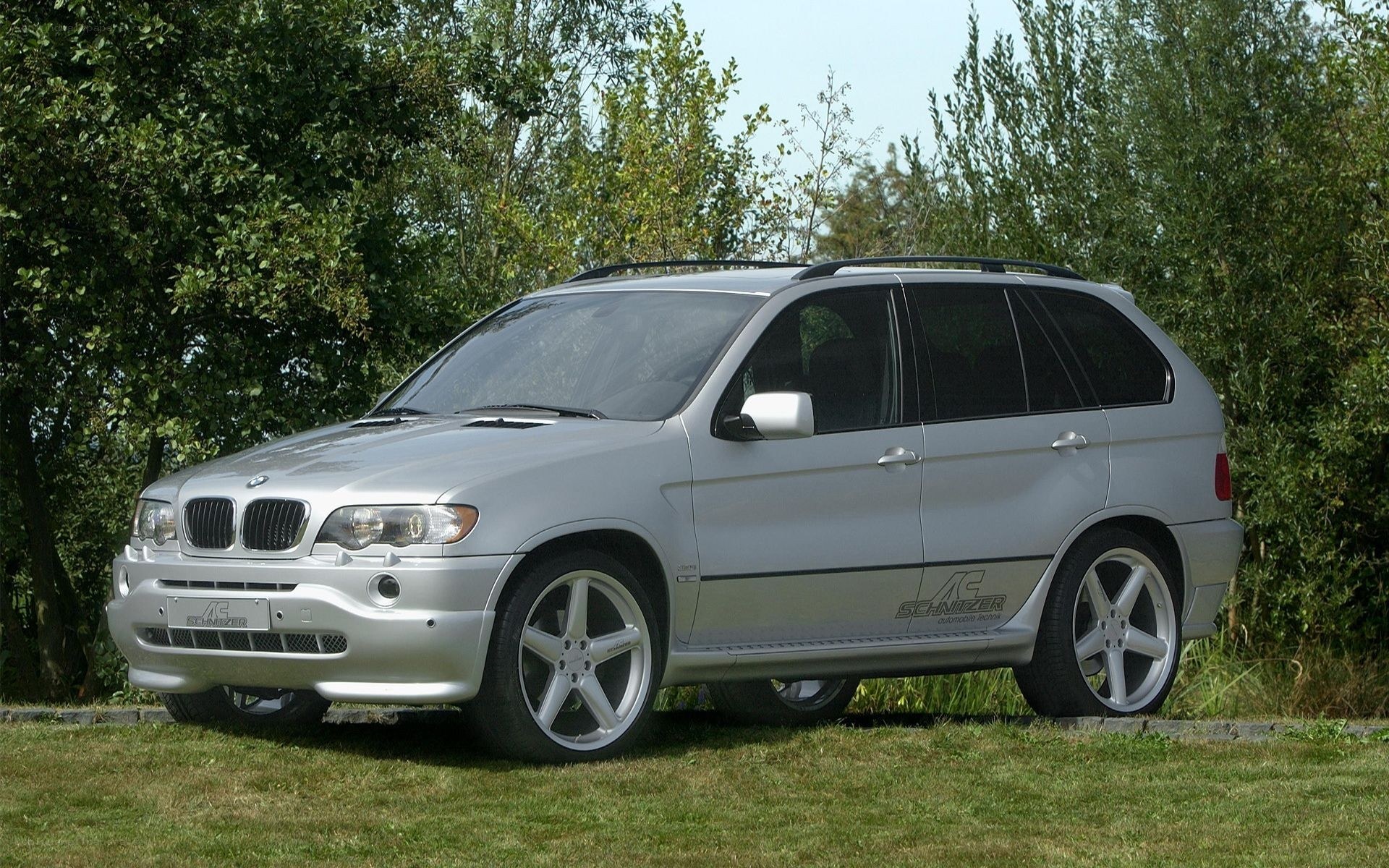silver bmw x5 suv
