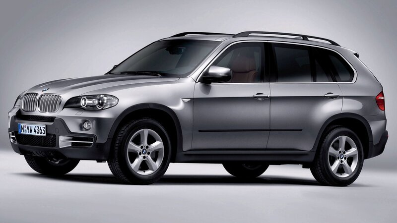silver bmw x5 suv